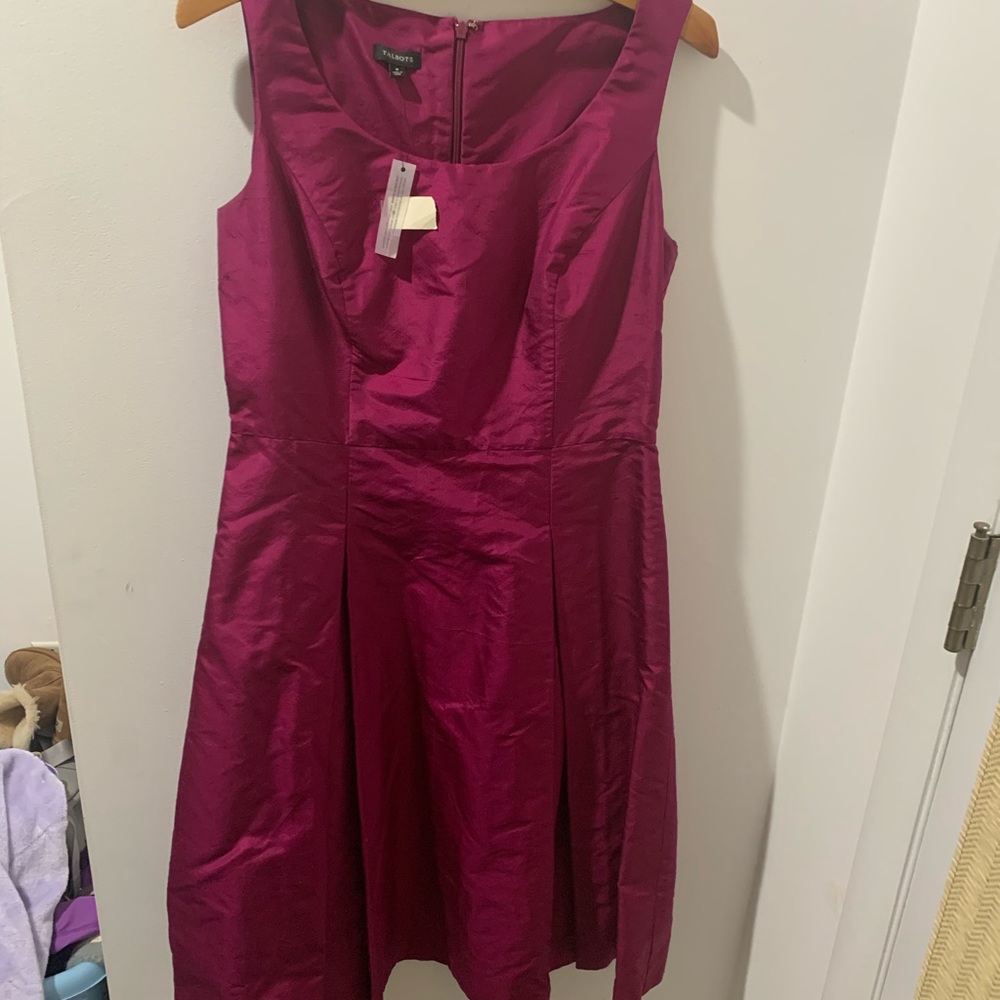 Talbots magenta dress